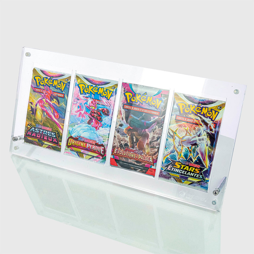 Phoenix Shield - Protection Acrylique 4 Boosters POKEMON