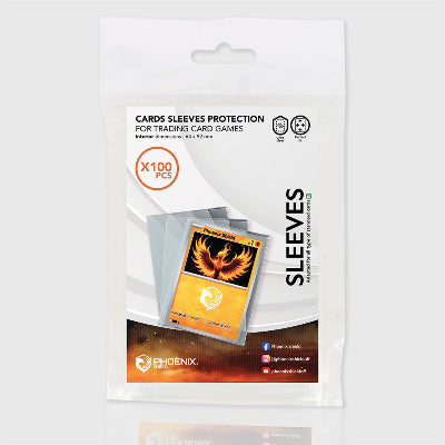 Phoenix Shield - Sleeves x100 - Transparent