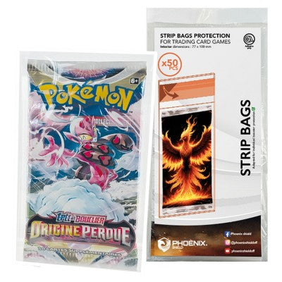 Phoenix Shield - Sleeves Boosters - Transparent x50